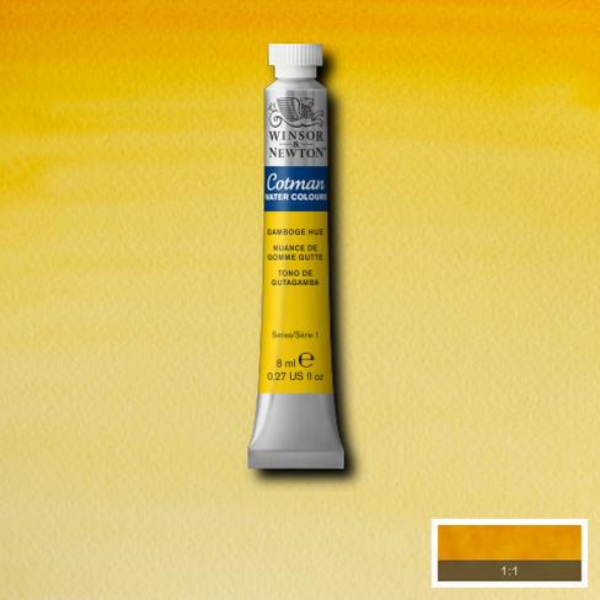 Picture of Winsor & Newton Cotman Watercolour - Gamboge Hue (8ml)