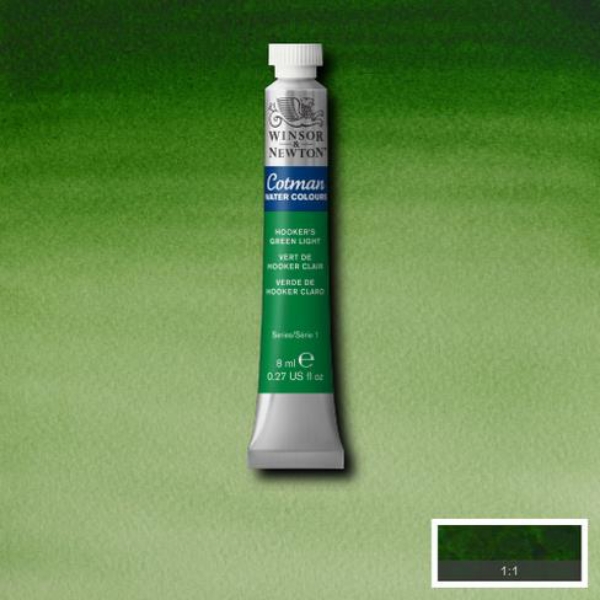 Picture of Winsor & Newton Cotman Watercolour - Hookers Green Light (8ml)
