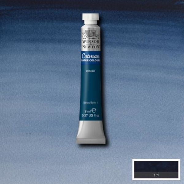 Picture of Winsor & Newton Cotman Watercolour - Indigo (8ml)