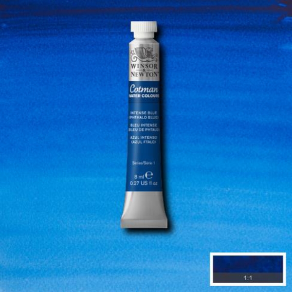 Picture of Winsor & Newton Cotman Watercolour - Intense Blue (8ml)