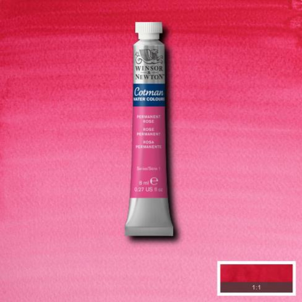 Picture of Winsor & Newton Cotman Watercolour - Permanent Rose (8ml)