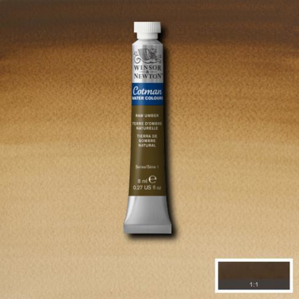 Picture of Winsor & Newton Cotman Watercolour - Raw Umber (8ml)