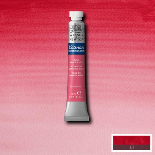 Picture of Winsor & Newton Cotman Watercolour - Rose Madder (8ml)