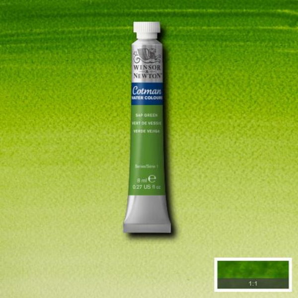 Picture of Winsor & Newton Cotman Watercolour - Sap Green (8ml)
