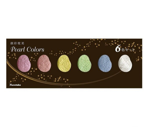 Picture of Kuretake Gansai Tambi Pearl Colors Set of 6