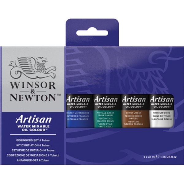 Picture of Winsor & Newton Artisan Water-mixable Oil Colour - Studio Set of 6 (37ml)