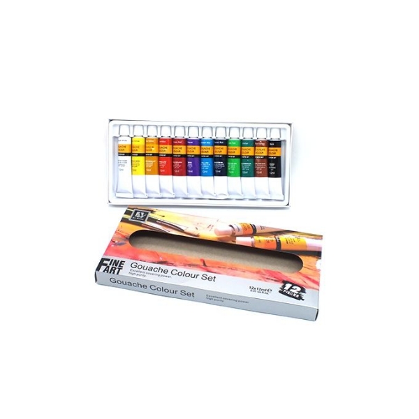 Fine Art Gouache colour set 12x12ml