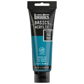 Picture of Liquitex Basics Acrylic Turquoise Blue 118ml (046)