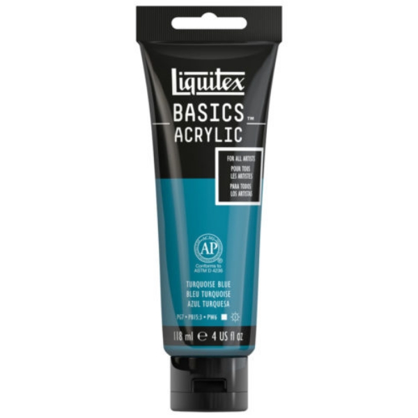 Picture of Liquitex Basics Acrylic Turquoise Blue - 118ml (046)