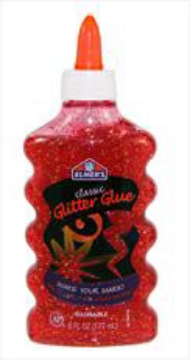 Picture of Elmer's Glitter Glue Red Rouge 177ml