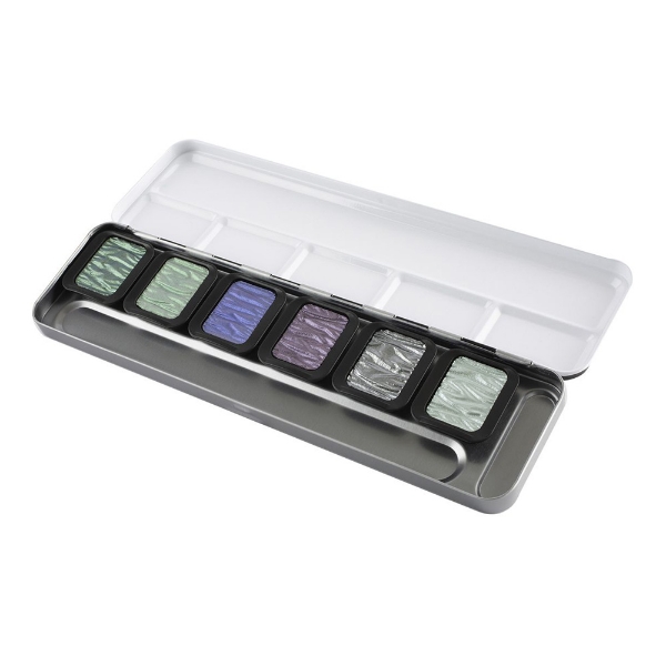 Picture of FINE TEC Pearlescent Colours Set of 6 Metal Box (F0602S)