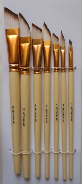 Picture of Artyshils Art Angular Brush Set Of 7 (Angular & Dagger)