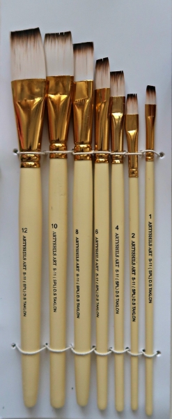 Picture of Artyshils Art Flat  Brush Set Of 7