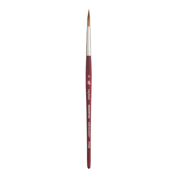 Picture of Princeton Velvetouch Long Round Brush - 3950 (Size 6)