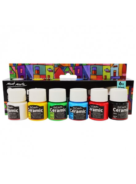 Picture of Mont Marte Ceramic Liquid Paint - Set of 6 (20ml)