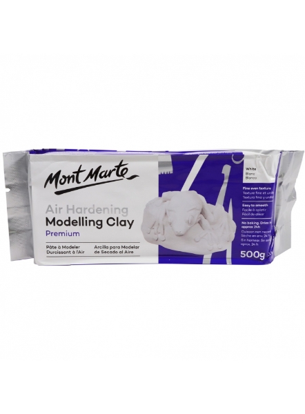 Picture of Mont Marte Air Hardening Modelling Clay - White (500g)