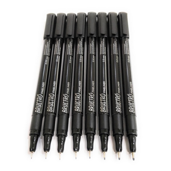 Picture of Brustro Fineliner Pen Set of 8