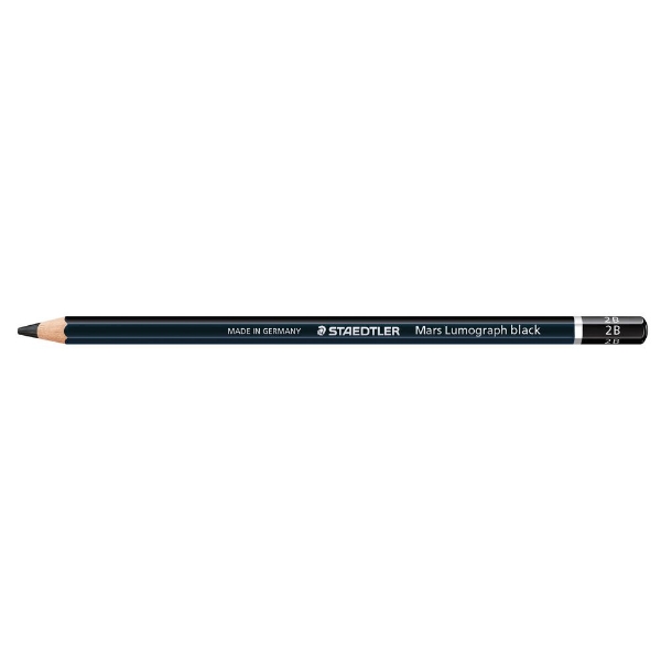 Picture of Staedtler Lumograph Black 100B Artist Pencils - Set of 4