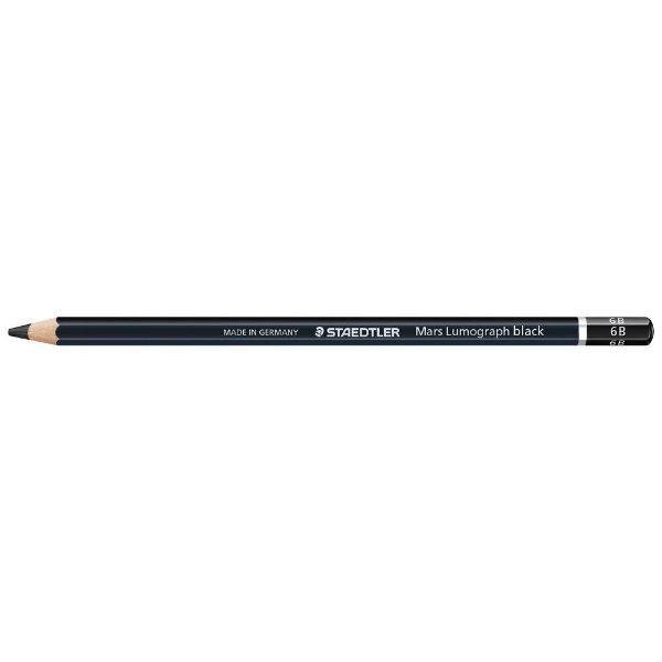 Picture of Staedtler Lumograph Black 100B Artist Pencils - Set of 4