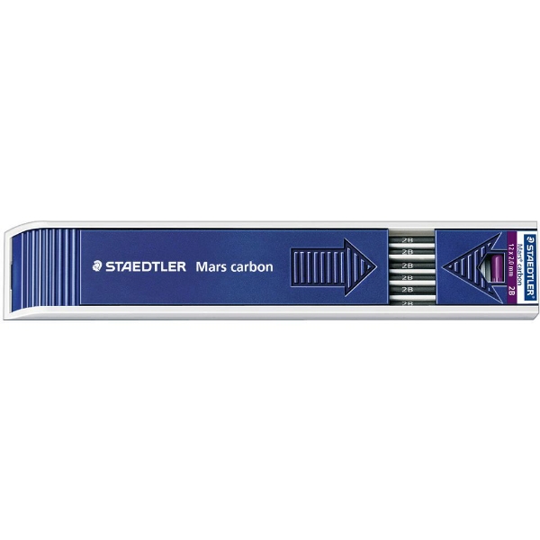 Picture of Staedtler Set of 12 Mars Carbon 2.0mm Lead - 2B