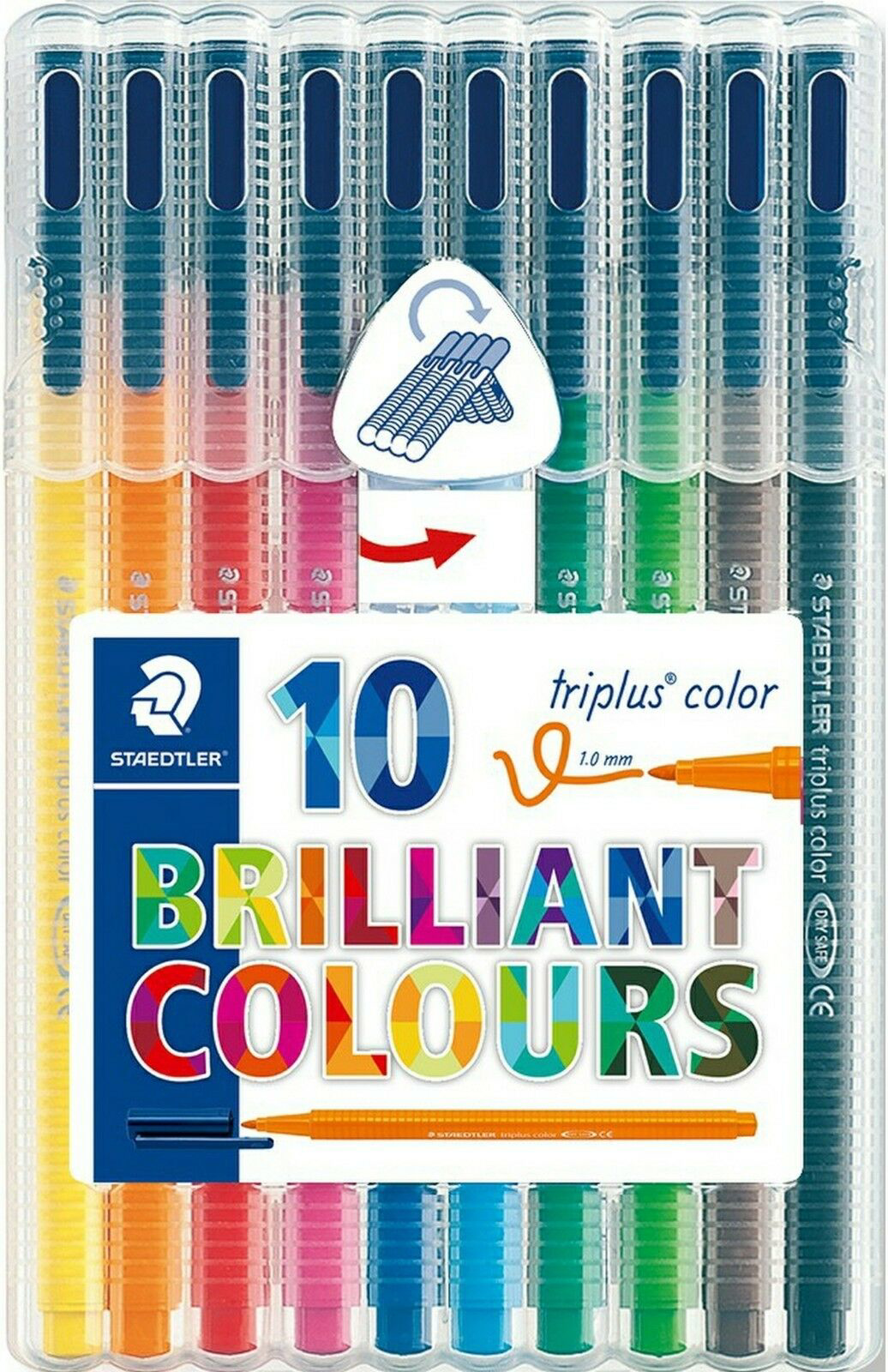 fibre tip colouring pens