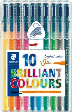 Picture of STAEDTLER Triplus Colour Fibre Tip Pen Pack of 10