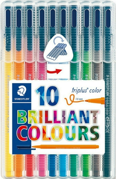 Picture of Staedtler Triplus Colour Fibre Tip Pen - Pack of 10