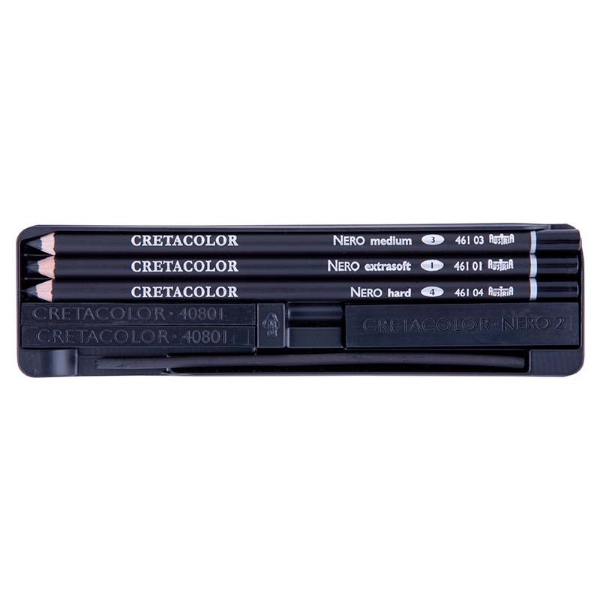 Picture of Cretacolor Nero Deep Black Pocket - Set of 7