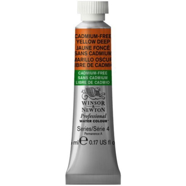 Picture of Winsor & Newton Professional Watercolour 14ml - Cadmium Free Yellow Deep (SR- 4)