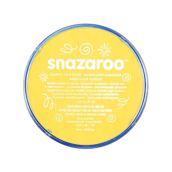 Picture of Snazaroo Classic Face Paint - Bright Yellow (1118222 BL)
