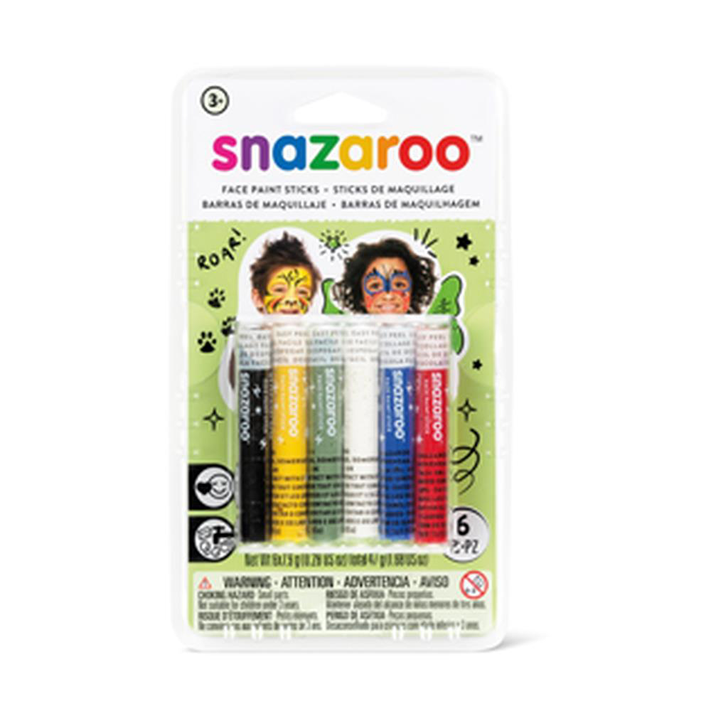 Snazaroo Face Paint Sticks Set of 6