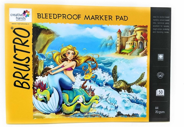 Picture of Brustro Bleedproof Marker Pad A4 70gsm (50 Sheets)