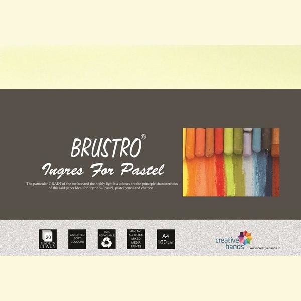 Picture of Brustro Ingres Pastel Paper 160gsm A4 (20 Sheets)