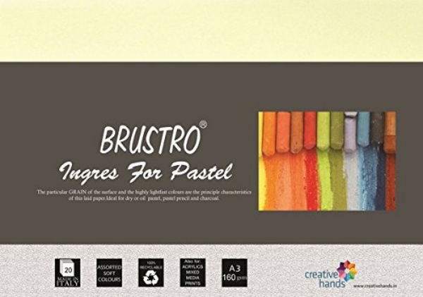 Picture of Brustro Ingres Pastel Paper 160gsm A3 (20 Sheets)