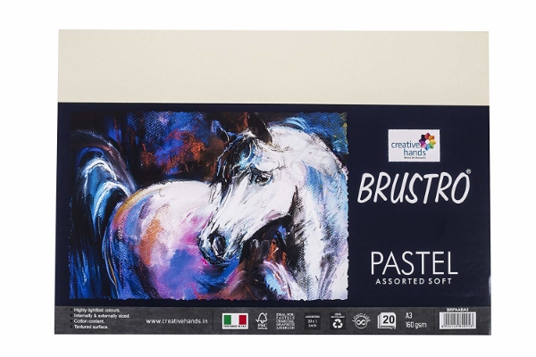 Picture of Brustro Pastel Assorted Soft A3 160gsm (20 Sheets)