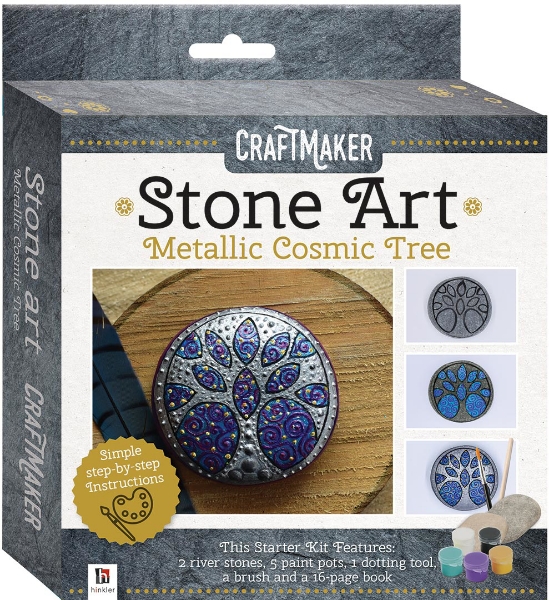 Art Maker Glass Stone Art Craft Kit - Craft Kits - Art + Craft - Adults -  Hinkler