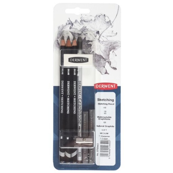 Derwent Sketching Pencil Set of 8