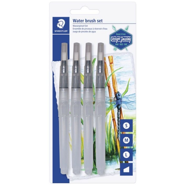 Picture of Staedtler Water Brush Pen - Set of 4
