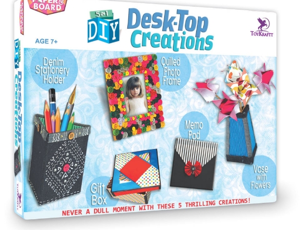 Picture of Toykraft Desk-Top Creations 5 in 1 DIY