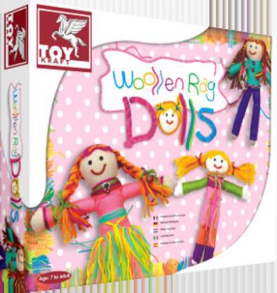 Picture of Toy Kraft Woollen Rag Dolls Kit