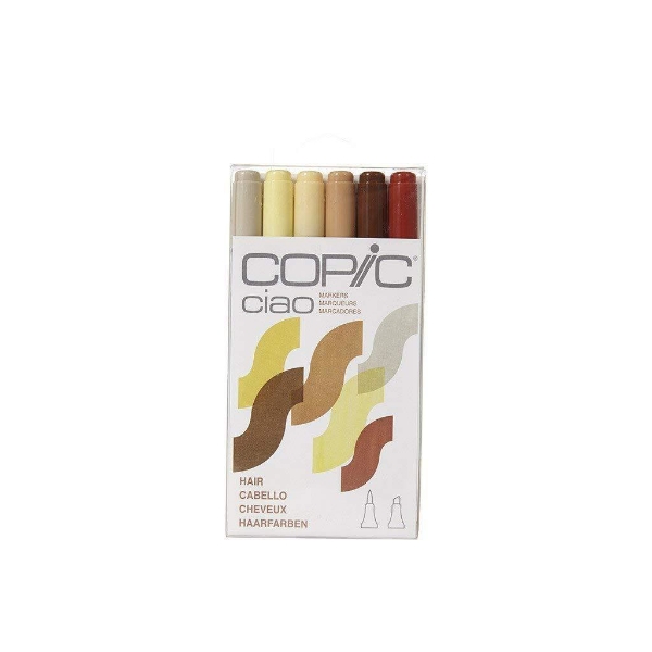 Picture of Copic Ciao Sketch Marker - Set of 6 (Hair)