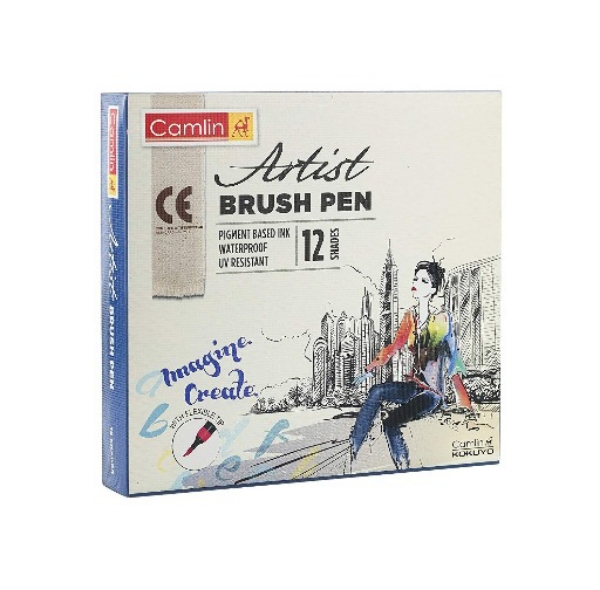 Picture of Camlin Artist Brush Pen - 12 Shades