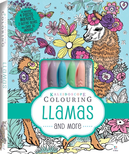 Picture of Hinkler Kaleidoscope Colouring Llamas and more -Kit