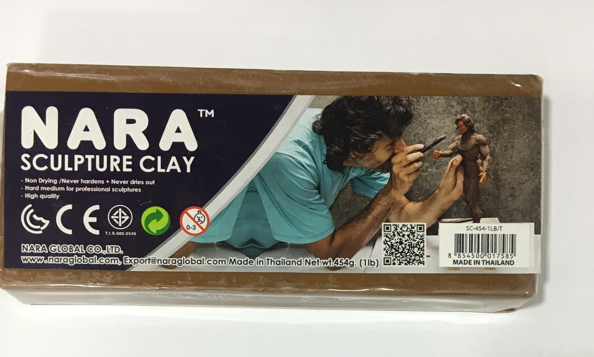 Nara Sculpture Clay 450 grams (Terracotta Colour)