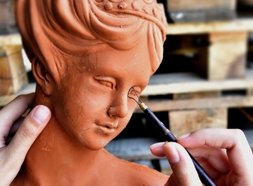 Picture of Nara Sculpture Clay 450 grams (Terracotta Colour)