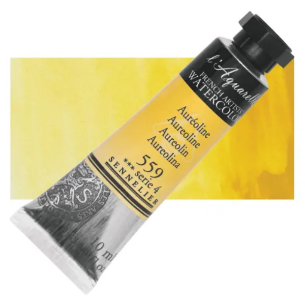 Picture of Sennelier l'Aquarelle Watercolor Series-4 10ml Aureoline 559