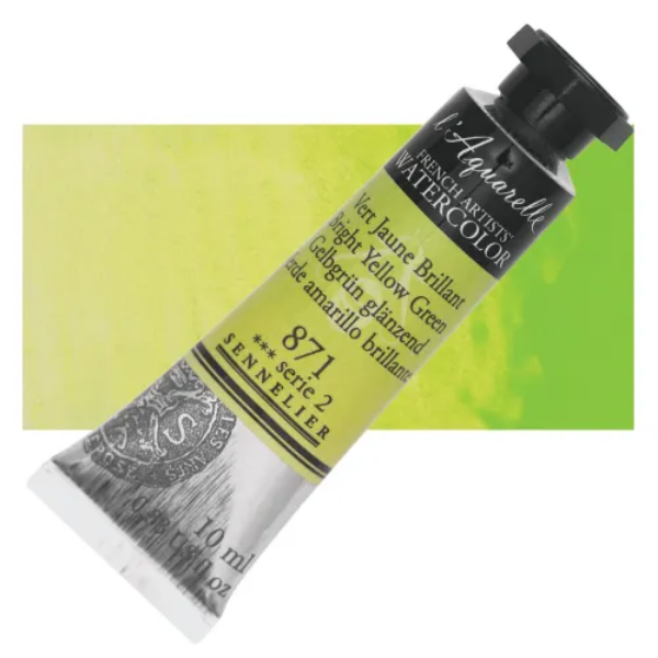 Picture of Sennelier l'Aquarelle Watercolor Series-2 10ml Bright Yellow Green (871)
