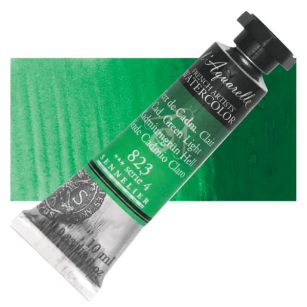 Picture of Sennelier l'Aquarelle Watercolor Series-4 10ml Cadmium Green Light (823)