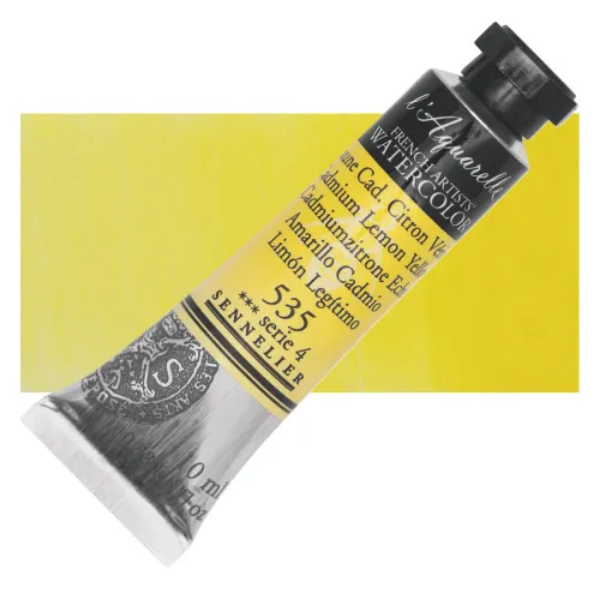 Picture of Sennelier l'Aquarelle Watercolor Series-4 10ml CadMium Lemon Yellow (535)