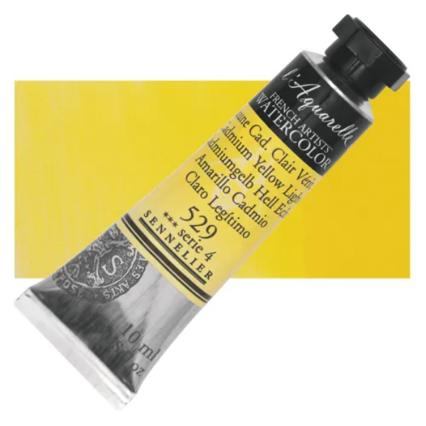 Picture of Sennelier l'Aquarelle Watercolor Series-4 10ml Cadmium Yellow Light (529)